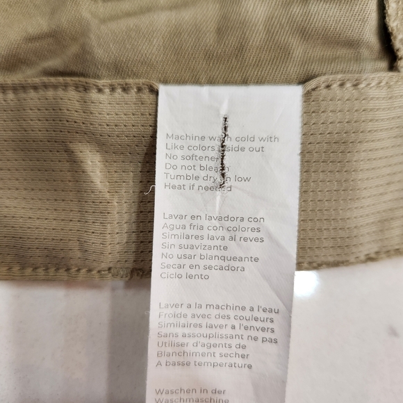Fabletics Pants 36/32 36x29 Khaki The Only Pant Performance Stretch Golf Chino - Picture 10 of 15